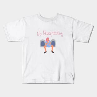 No Manspreading Kids T-Shirt